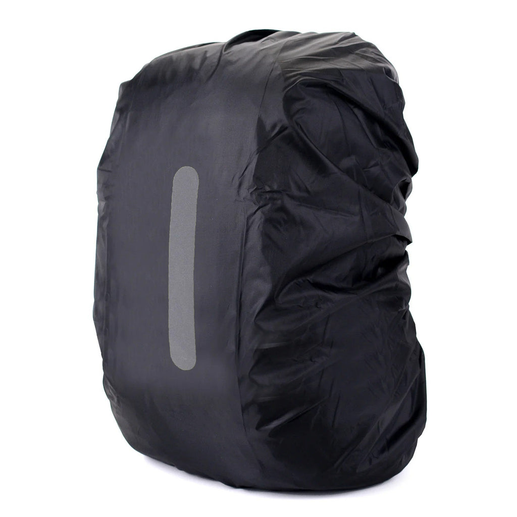 Reflective Waterproof Backpack Rain Cover – Outdoor Hiking & Night Cycling Safety Protection with High-Visibility Light Strips