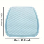 Universal and Multifunctional Car Seat Cushion - Breathable Cool Gel Seat Cushion, Provides Pressure Relief for Back and Tailbone Pain.