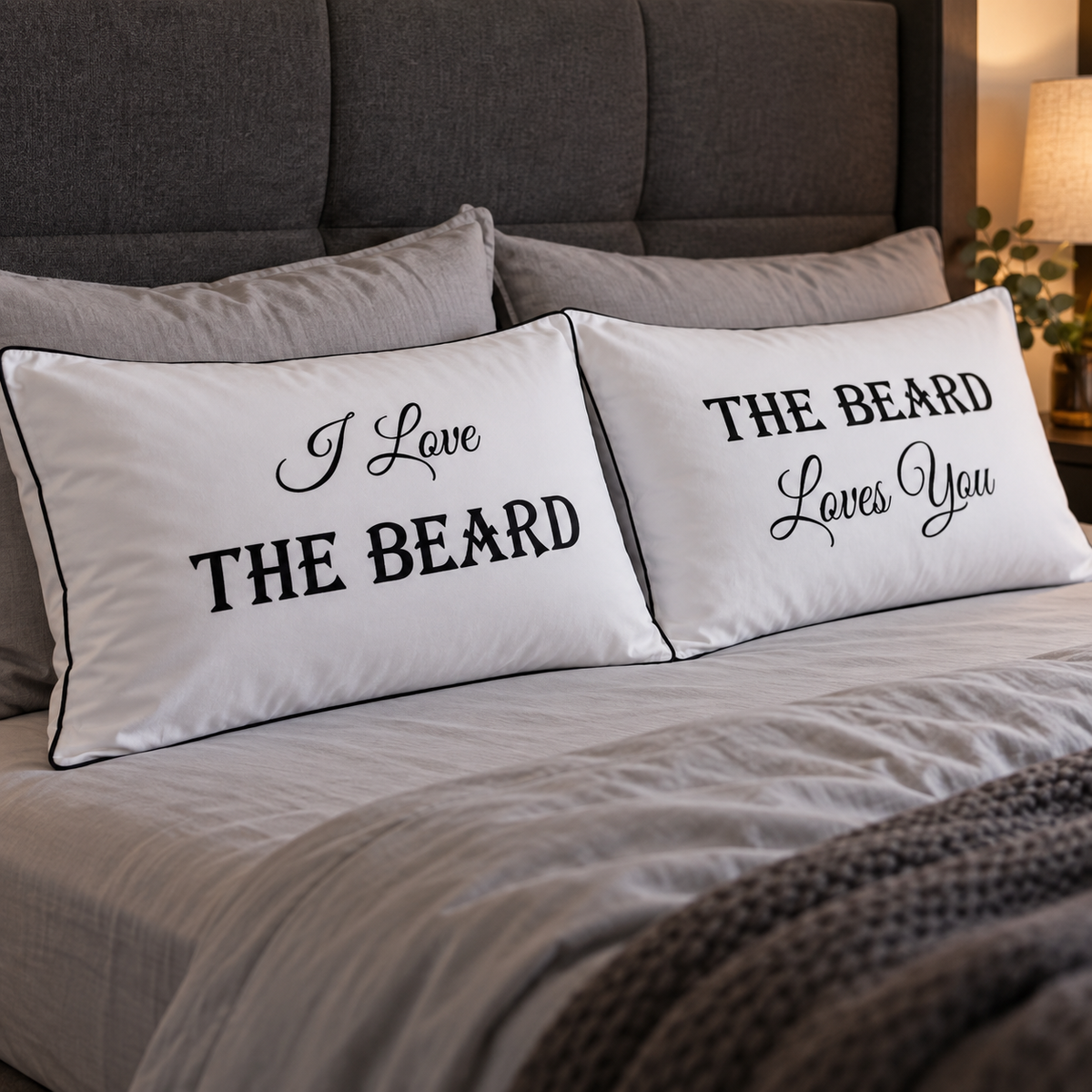 Couple Cute Bedding Pillow Cases