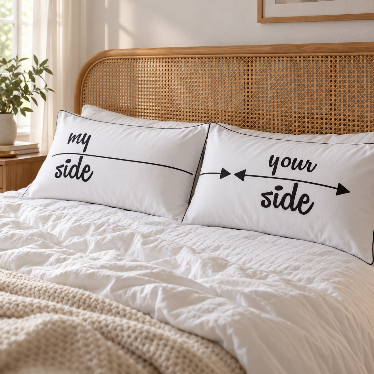 Couple Cute Bedding Pillow Cases