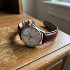 Men Watches Steel/Leather Gift Set
