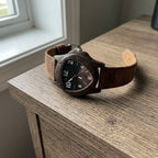 Men Watches Steel/Leather Gift Set