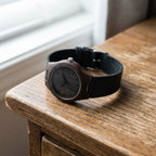 Men Watches Steel/Leather Gift Set