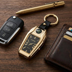 Elegant Car Keychain Watch Light