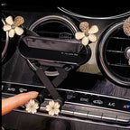 Crystal Flower Car Phone Holder – Sparkling Gravity Car Holder for iPhone, Samsung & More