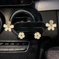 Crystal Flower Car Phone Holder – Sparkling Gravity Car Holder for iPhone, Samsung & More