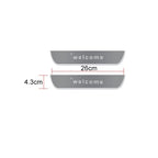 Customized Dynamic LED Welcome Pedal Car Scuff Plate - Pedal Threshold Car Door Sills LED Pathway Light, USB Power