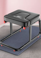 Anti-Slip Yoga Pilates Inversion Stool – 500Lb  Chair, Upright Fitness Aid for Safe Inversion Therapy with Padded Seat and Arm Support