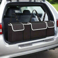 Foldable Waterproof Car Trunk Organizer – Storage Bag with Multi-Compartments for Travel, Road Trips, Shopping or Delivery Use