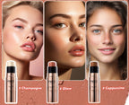 Contour & Highlight Stick Set –3-in-1 Blush Creamy Multi-Color Makeup Kit for Cheeks, Nose & Glow-On-the-Go Beauty