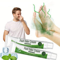 Natural Mint Foot Odor Cream – 2 Pack Refreshing Deodorizing Treatment, Moisturizing Foot Care, Eliminate Odors, Keep Feet Cool, Soft, and Comfortable All Day