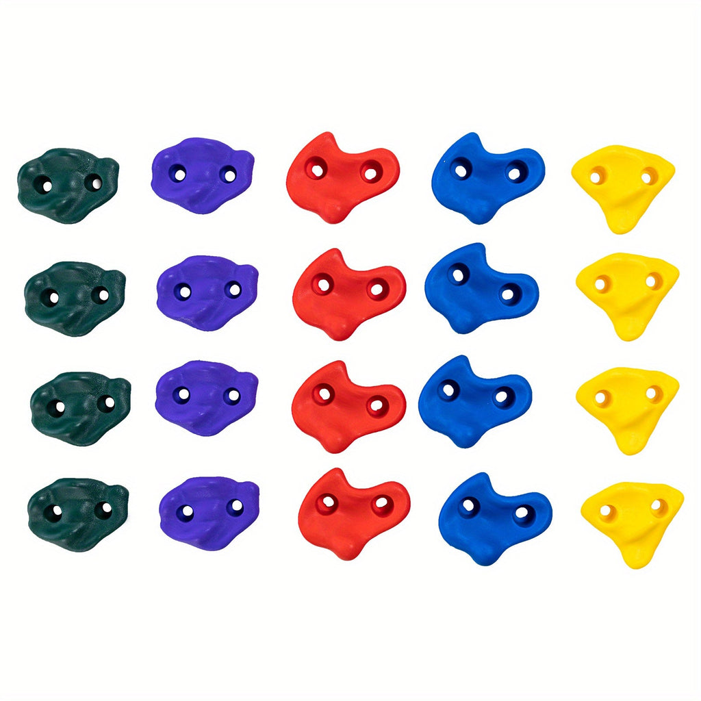 Ninja Tree Climbing Kit – 20 Durable Holds with 6 Straps for Kids and Adults, Fun Backyard Climbing Set for Fitness, Adventure, and Outdoor Play