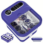 Collapsible Foot Spa with Heat, Bubbles & Massage — Folds Flat to Store, for Deep Relaxation and Soothing At-Home Soaks