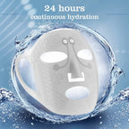 Electric Facial Massager - White Brightening Skincare Mask, Silicone Soft Electronic Facial Mask