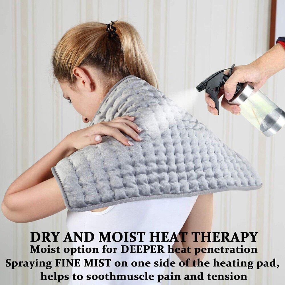 Electric Heating Pad - Best Heating Pad for Back Pain and Cramps Relief