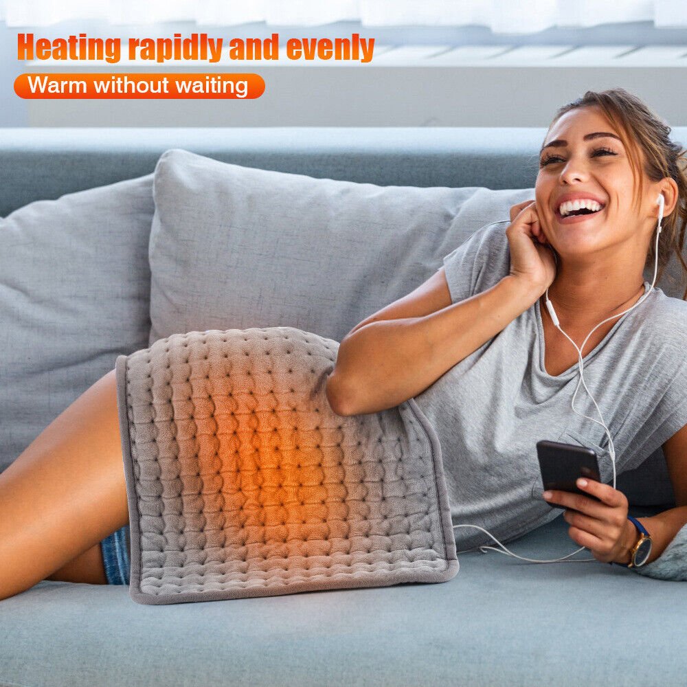 Electric Heating Pad - Best Heating Pad for Back Pain and Cramps Relief