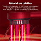 Electric Massage Red Light Therapy Comb - Red Light Scalp Therapy