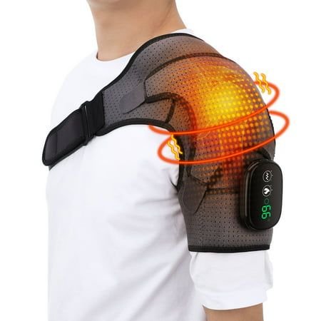 Electric Shoulder Massager Heating Pad - Shoulder Pad Shoulder Support Belt Joint, Arthritis, Pain Relief and Physiotherapy