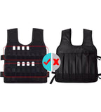 Exercise Weight Vest - 30KG Adjustable Exercise Loading Weight Vest for Fitness Training