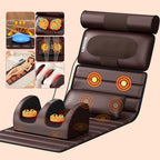Full Body Vibrating Massage Mat with Heating Pad – 10 Nodes Multi-Zone Relaxation Mat with Heat, Soothing Vibrations, and Adjustable Settings for Daily Stress Relief
