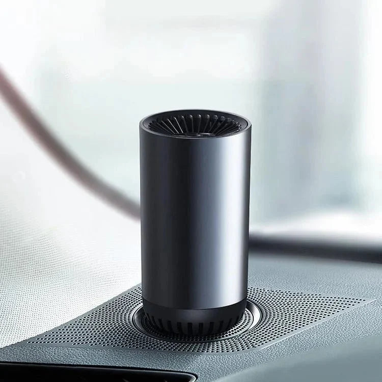Portable Car Heater & Defroster - 12V Plug-In Cup Holder Heater and Fan with Suction Mount