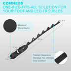 Flexibility Leg Stretcher Strap, For Pain Relief Foot, Calf, and Lower Back Pain