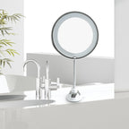 Flexible Gooseneck Makeup Mirror – 10X Magnifying Lighted Vanity Mirror with Suction Cup