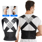 Fully Adjustable Posture Corrector -  Improve Spine Clavicle Brace Posture Vest Back Posture Corrector Belt