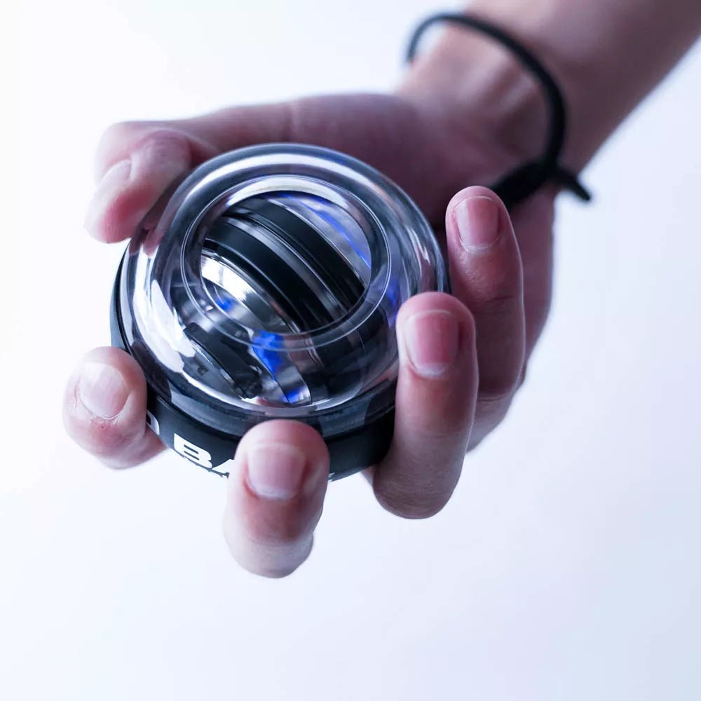 Gyro Ball Forearm Exerciser – Auto-Start Gyroscopic Wrist Ball with LED for Arms, Fingers and Wrists