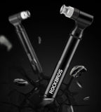 Portable Bike Pump – 130 PSI Durable Aluminum Alloy Hand Air Pump for MTB, Road Cycling, Schrader & Presta Valve Ready
