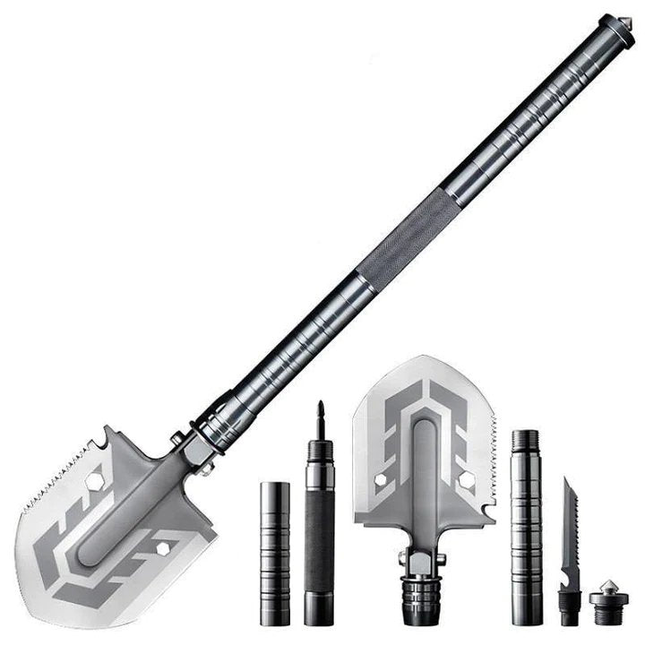 Indestructible Survival Shovel – Folding Shovel Set with Manganese Steel Head