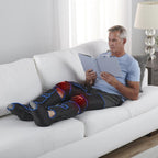 Full-Leg Air Compression Massager Wrap with Knee Heat