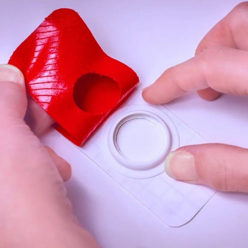 Glucose Monitor Patches for FreeStyle Libre 2 + Flexible Ring – Tape Your Sensor Down Without the Tape Sticking to It