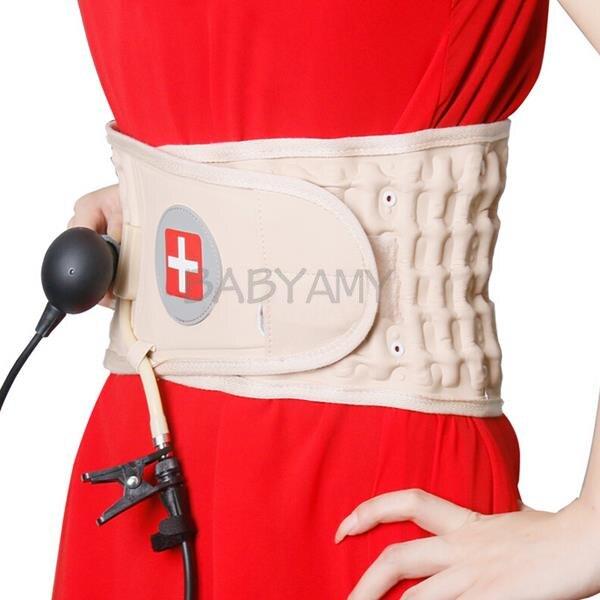 Lumbar Decompression Belt for Back Pain Relief, Waist, Brace, Spinal, One Size fits up to 49" Waistline