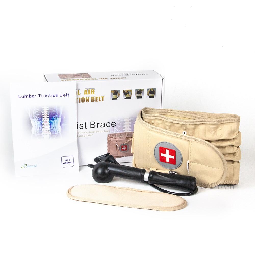 Lumbar Decompression Belt for Back Pain Relief, Waist, Brace, Spinal, One Size fits up to 49" Waistline