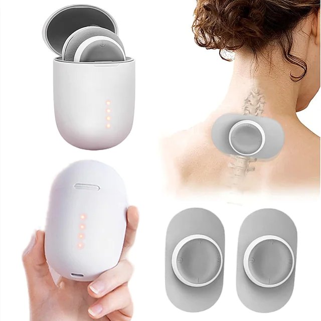 Portable Pain Relief Device - Rechargeable Electronic Pulse Massager, Pocket Massager for Pain
