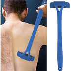 Men Back Shaver - Hair Shaver Three Head Blade Foldable Trimmer Body Leg Long Handle Removal