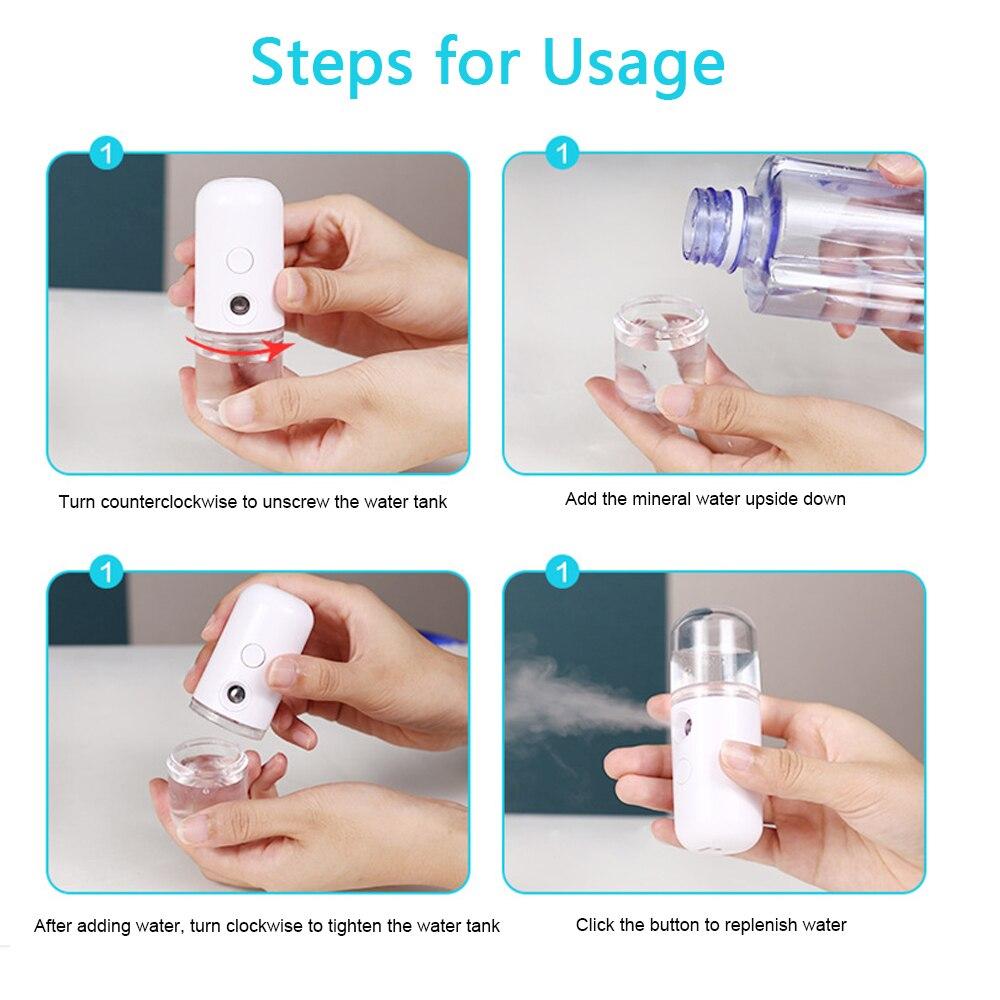 Nano Facial Mister - Rechargeable Mini Mist Sprayer