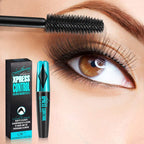 Lush Lashes Mascara - 4D Waterproof Silk Fiber Thick Lengthening Mascara
