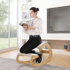 Office Ergonomic Wooden Kneeling Chair