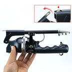 Portable Folding Telescopic Fishing Rod Stainless Steel - Built-in Fishing Reel 80m Line Travel Portable Lure