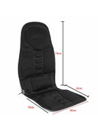 Portable Heated Vibrating Back Massager - Massage Chair Pad for Home Office Car Use