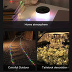 Portable LED Camping String Light - 8m Outdoor Atmosphere Tent Light with 1800mAh Rechargeable Battery