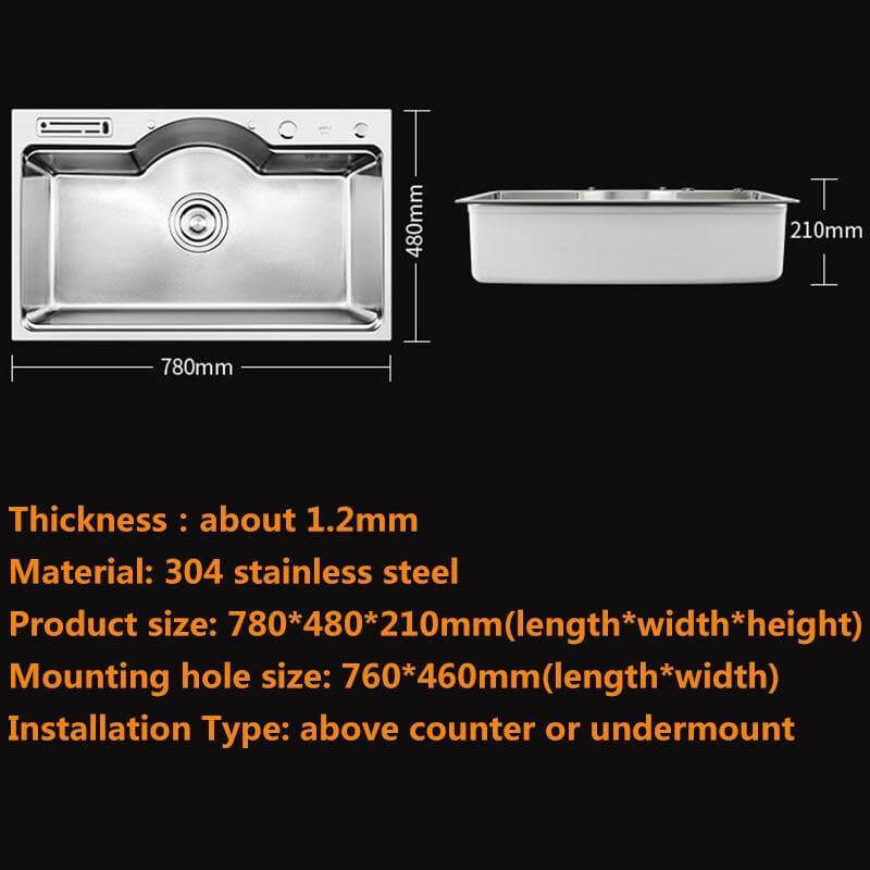 Stainless Steel Multifunctional Kitchen Sink