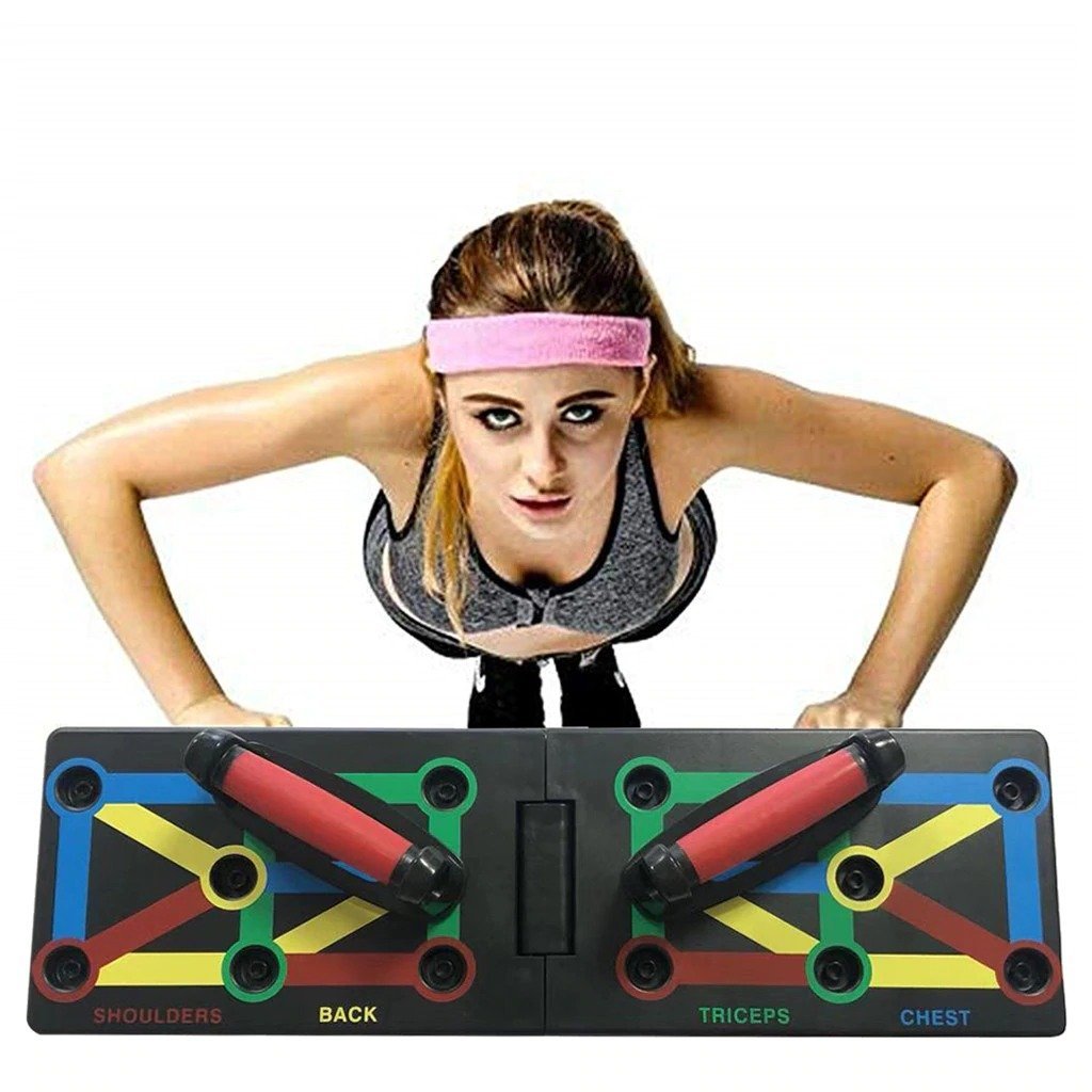 Push Up Rack Board 9-in-1 Body Building Fitness