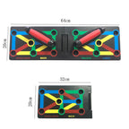Push Up Rack Board 9-in-1 Body Building Fitness