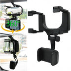 Rear View Mirror Phone Holder Mount