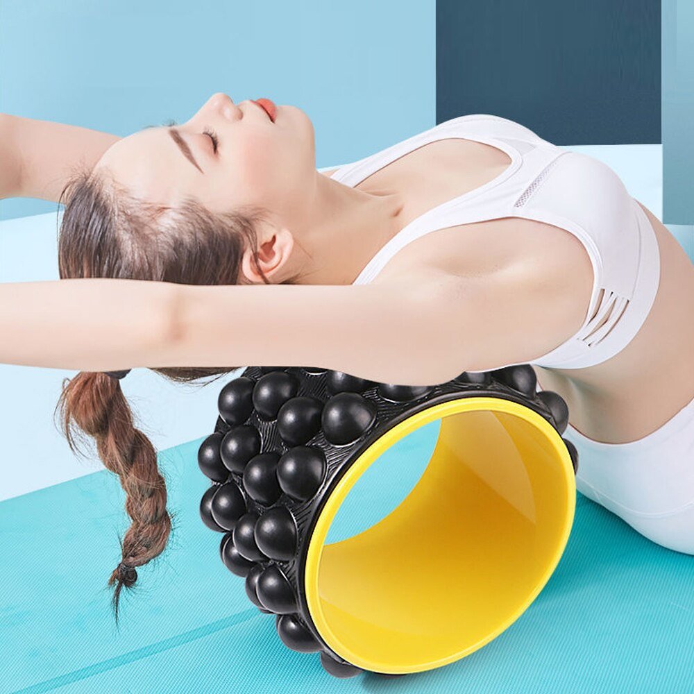 Wheel Back Roller Massager - Deep Tissue Massage