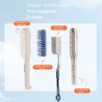 Retractable Self Cleaning Hair Brush Massager - Tangle-Free, Soothing Care, and Anti Static Comb