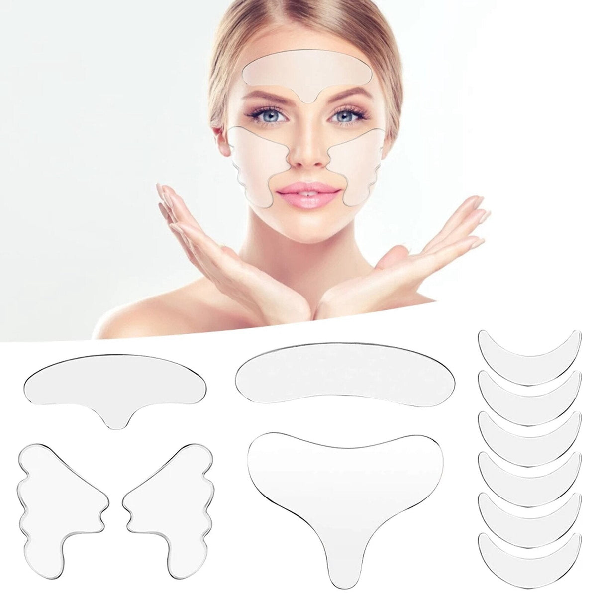 Reusable Silicone Anti-Wrinkle Patches